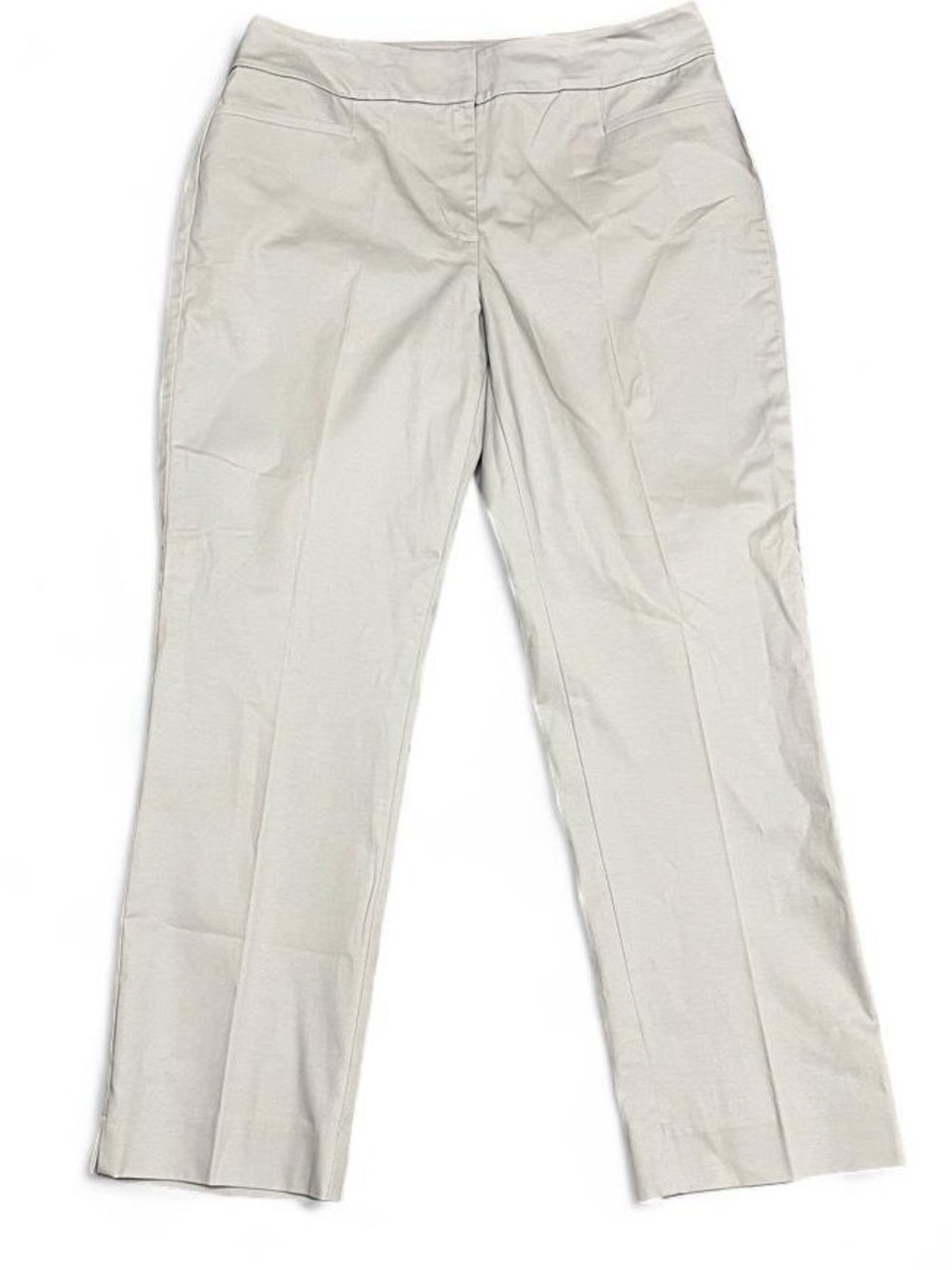 NWT Ann Taylor Factory The Crop Curvy Fit Gray Pants Size 2
